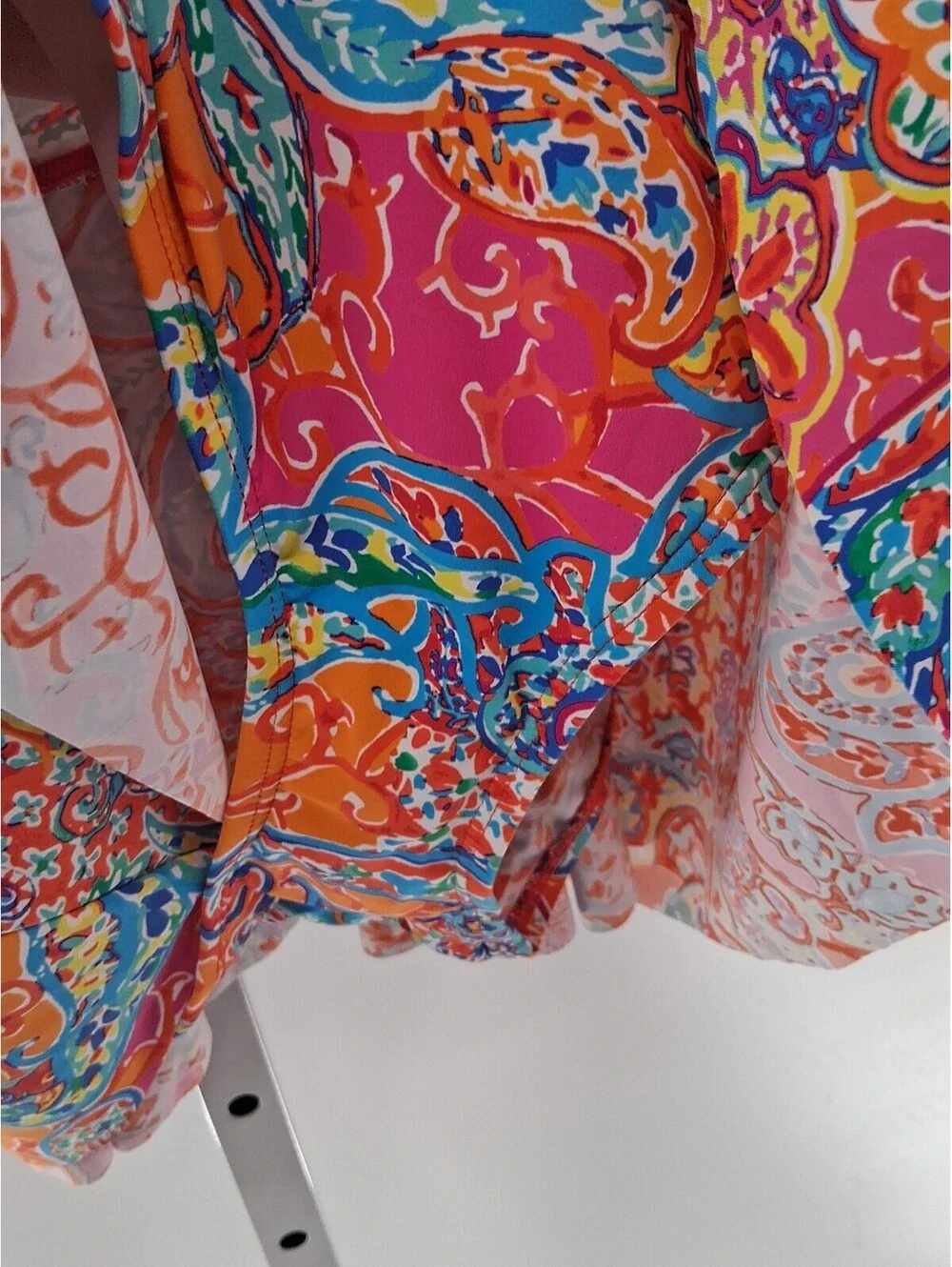 Lauren Ralph Lauren Flyaway One Piece Swimsuit Women's 22w Multicolor Paisley